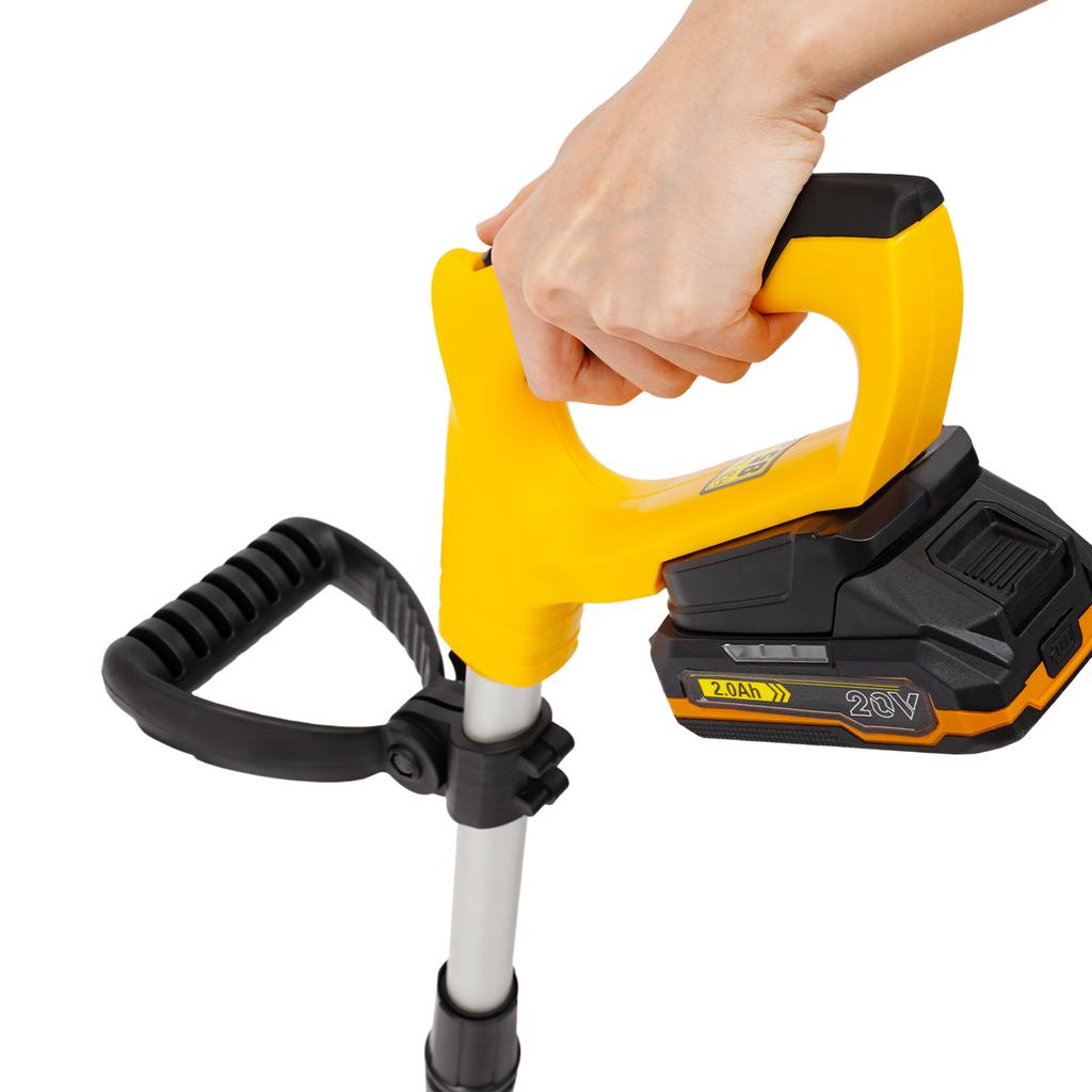 20V Cordless Tiller, 8.4lbs Lightweight Cultivator, 250RPM Electric Soil Tiller for Garden Weeding, 40min Runtime