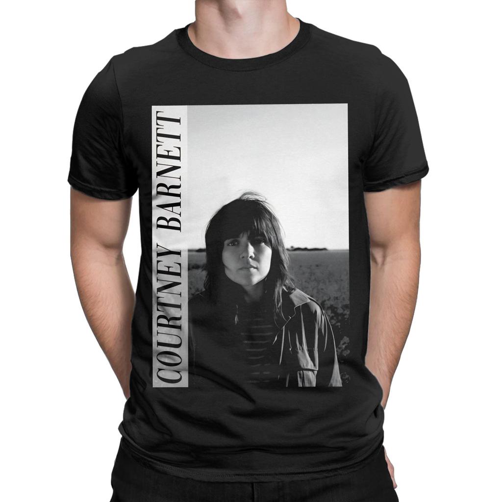 Courtney Barnett Australian Singer TShirt for Men  Vintage 100 Cotton Tees Crew Neck Short Sleeve T Shirt Graphic Clothes