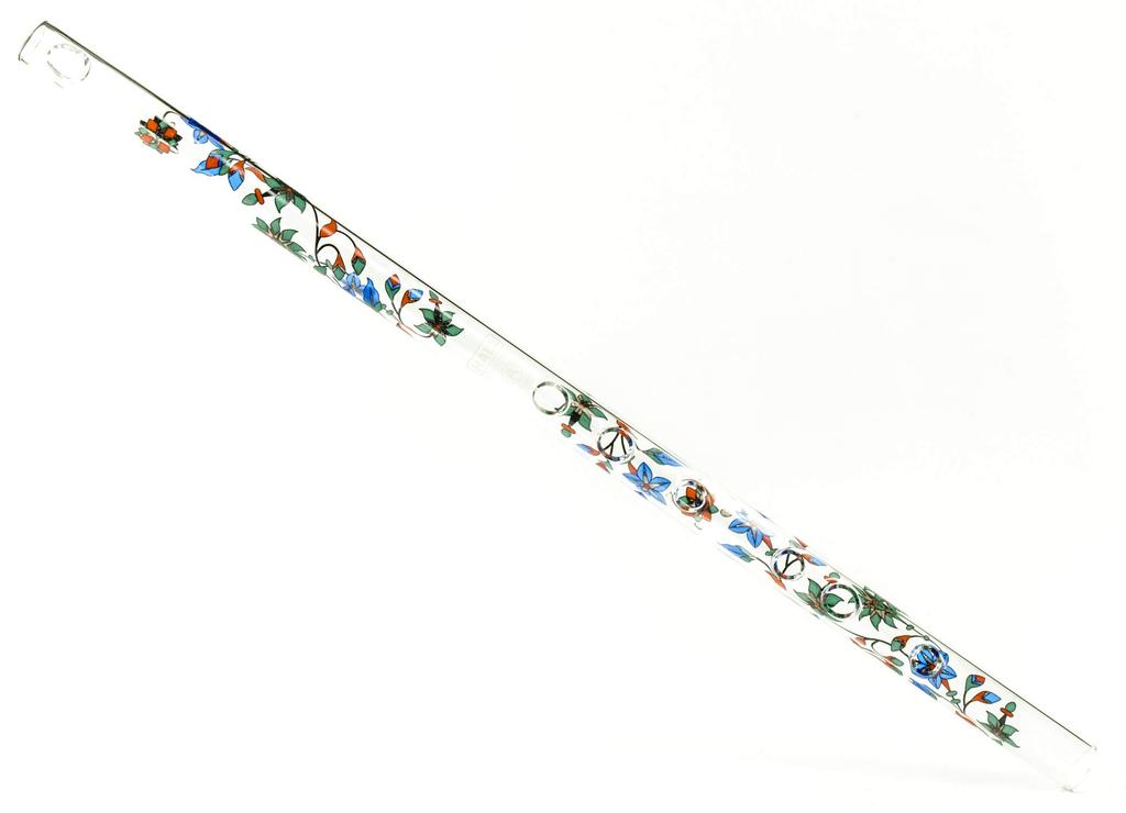 HALL CRYSTAL Flute A Offset Taj Crystal Flute A Tube Total Length 375mm
