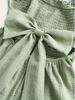 Sommer-Trägerkleid mit Schleife am Rücken für Mädchen