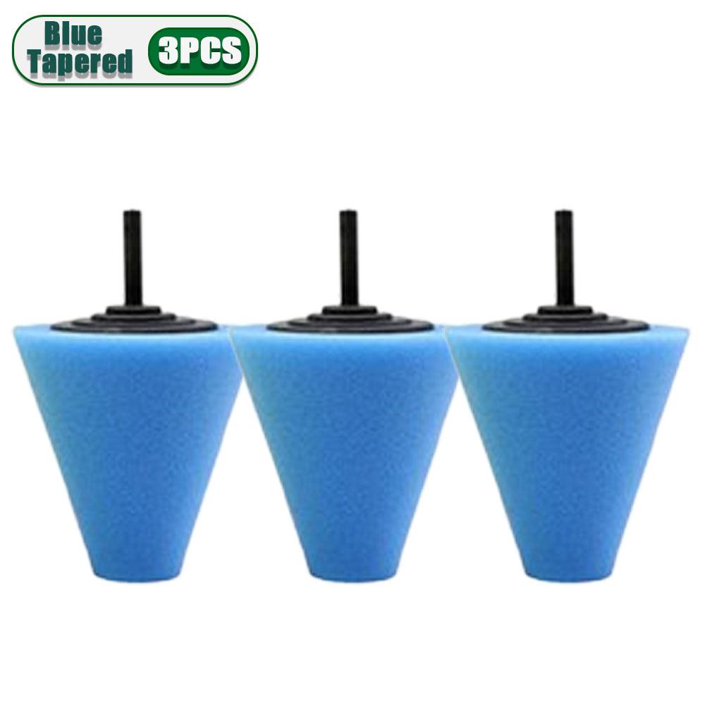 1-10PCS Car Hub Polishing Sponge Conical Grinding Wheel Metal Plastic Auto Rim Cleaner Car Polishing Tool Accessories