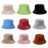 Thickened Warm Faux Fur Cap Soft Vacation Cap Windproof Basin Bucket Hats for Women Girl