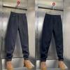 Men's Winter Handsome Light Luxury Straight Casual Pants Fashion Trend Comfortable Simple Personalized Trousers