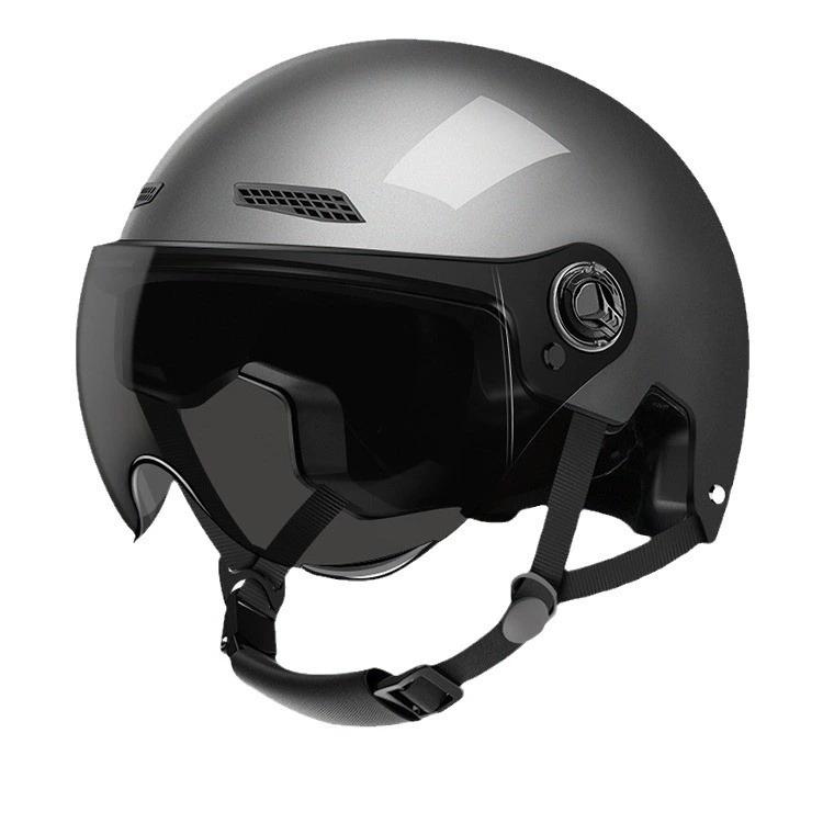 

Casco de moto universal para hombre y mujer, casco de seguridad de cara abierta para todas las estaciones