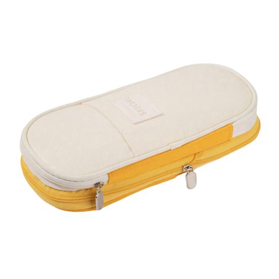 Large Capacity Pencil Case Portable Office Supplies School Students Stationery Makeup Bag Multifunctional Storage Organizer Zipper Pouch