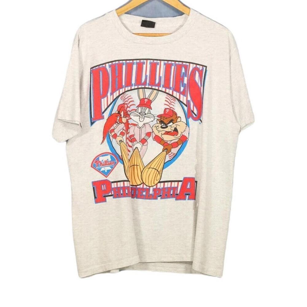 1993 MLB Philadelphia Phillies Looney Tunes Shirt Men Women  KH13607 Unisex T-Shirt Graphic Tee S