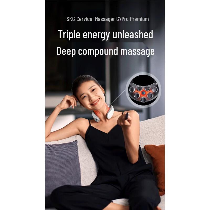 SKG G7 Pro Deluxe Smart Neck Massager CN plug (adapter included)