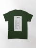 "A THOUSAND SUNS" CARTOON RECEIPT Classic T-Shirt