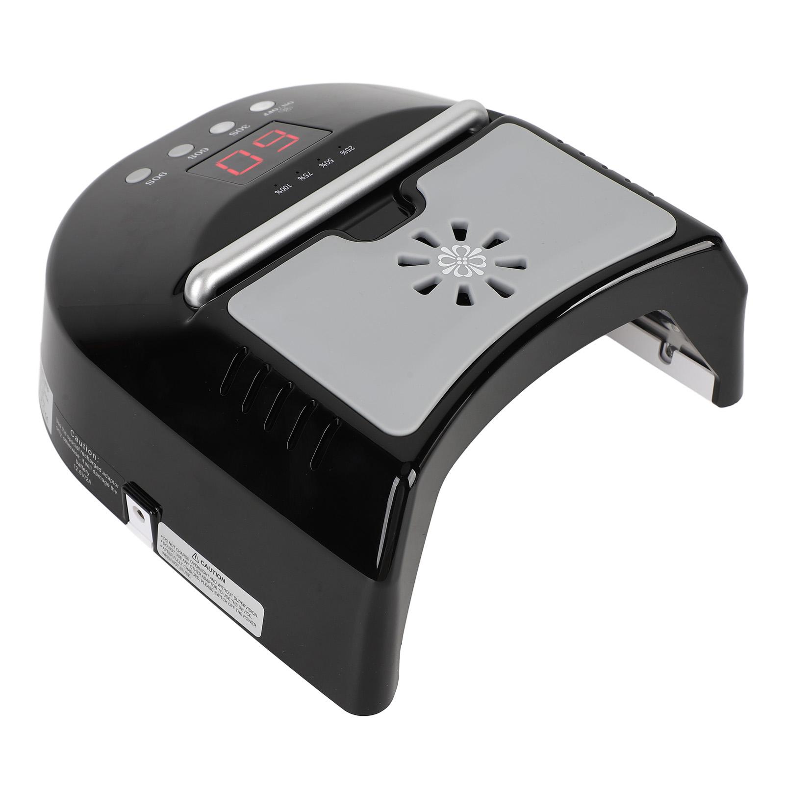 

УФ-сушилка для ногтей, быстросохнущая светодиодная лампа для ногтей, профессиональная лампа для сушки ногтей с 24 ламповыми чипами для EU Plug