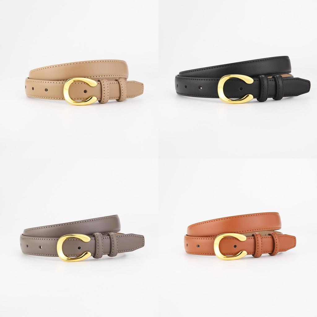 Genuine Leather Womens Belt Business Casual Designer Accessory For Office Wear