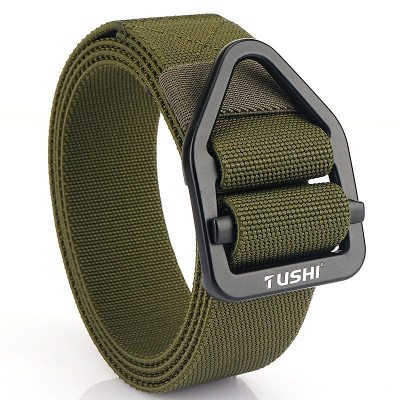

Outdoor Belt Woven Nylon Elastic Canvas Unisex Bullet Mountain Climbing 120cm