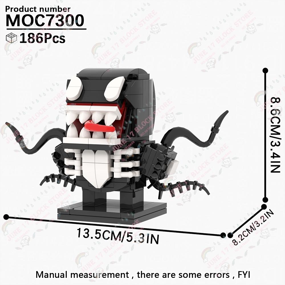 MOOXI Superhero Brickheadzed MOC Brick Movie Figure Doctor Doom Witch Kingpins Scale Model Compatible Building Block Toy Children Gift Present