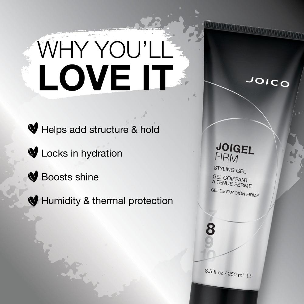 Joico JoiGel Firm Styling Gel 08 For Wet Dry Looks 8.5 Oz