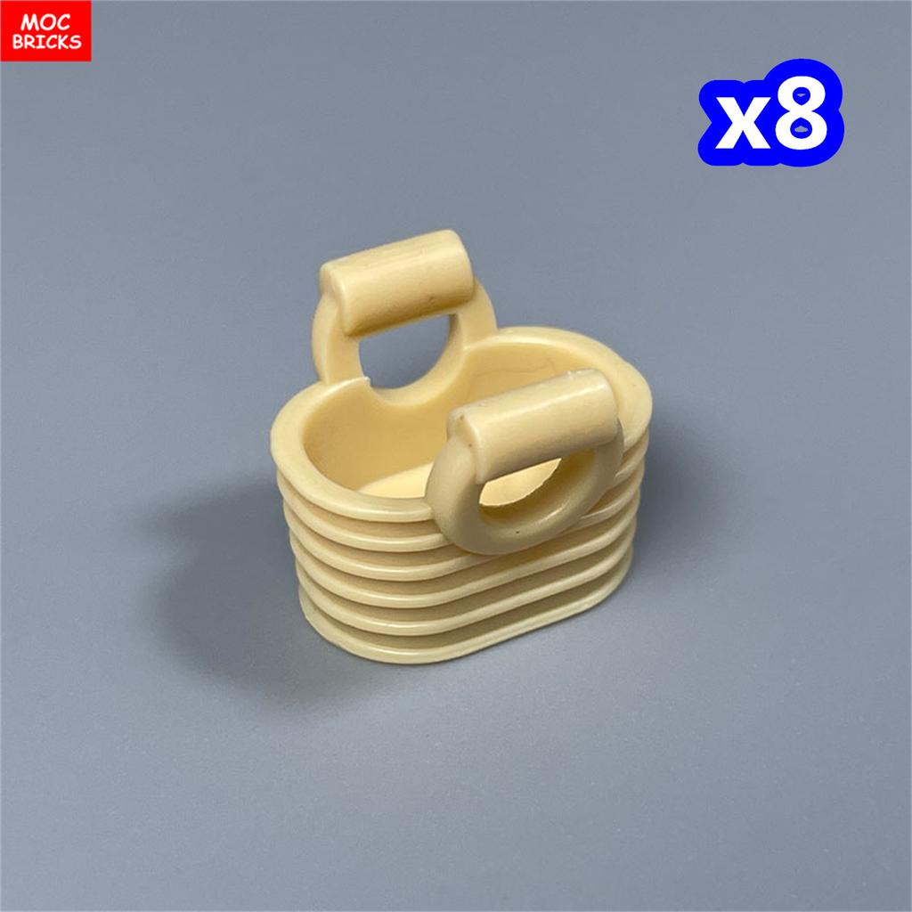 MOC Bricks Container Series Display Box Bucket Basin Pot Pack Basket Attachments Assembled Constructing Blocks Playthings Children Gift
