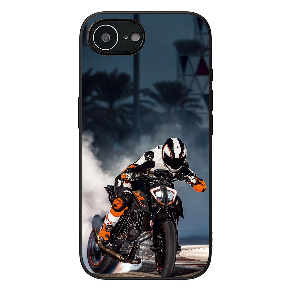 Weiche Hülle für Apple iPhone 17 16 14 15 Pro Max Plus 15+ 16E XR ProMax Air 16+ Handyhülle Motorrad Sport Moto Cross