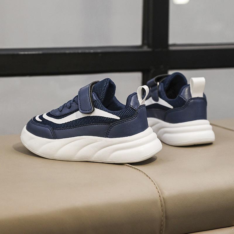 Boys' shoes 2025 spring and autumn new breathable middle-aged children's children's mesh middle-aged children's casual shoes soft-soled sports shoes