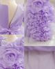 Girls' 3D Flower Princess Dress: First Birthday Puff Sleeves and Puffy Skirt