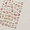 Fresh Sweet Fruits Strawberry Cherry Bowknot Love Heart Lemon 5D Nail Art Stickers Self Adhesive Decorations Nail Manicure Decal