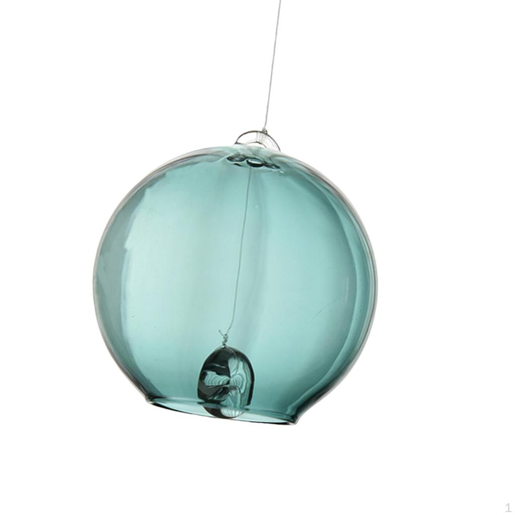Campanella a Vento Giapponese Decorativa in Vetro, Alta 6,5 cm, Accessorio Multifunzionale, Apertura Diametro 4 cm per