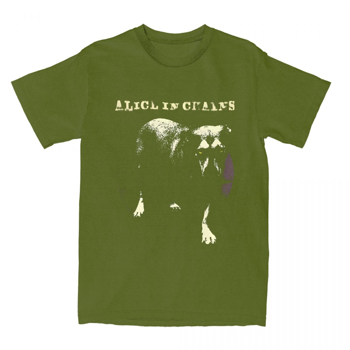 

Alice Logo Dog In Chains T Shirt Trendy Cool T-Shirts Short Sleeve Y2K Casual Tops Beach Cotton O-Neck Plus Size Clothes 4XL