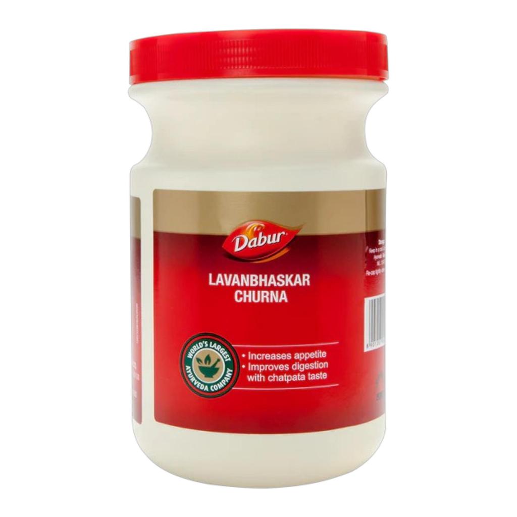 Dabur Lavan Bhaskar Churna 500g | Natural Ayurvedic Digestive Powder for Indigestion, Gas, Acidity, Constipation & Appetite Support