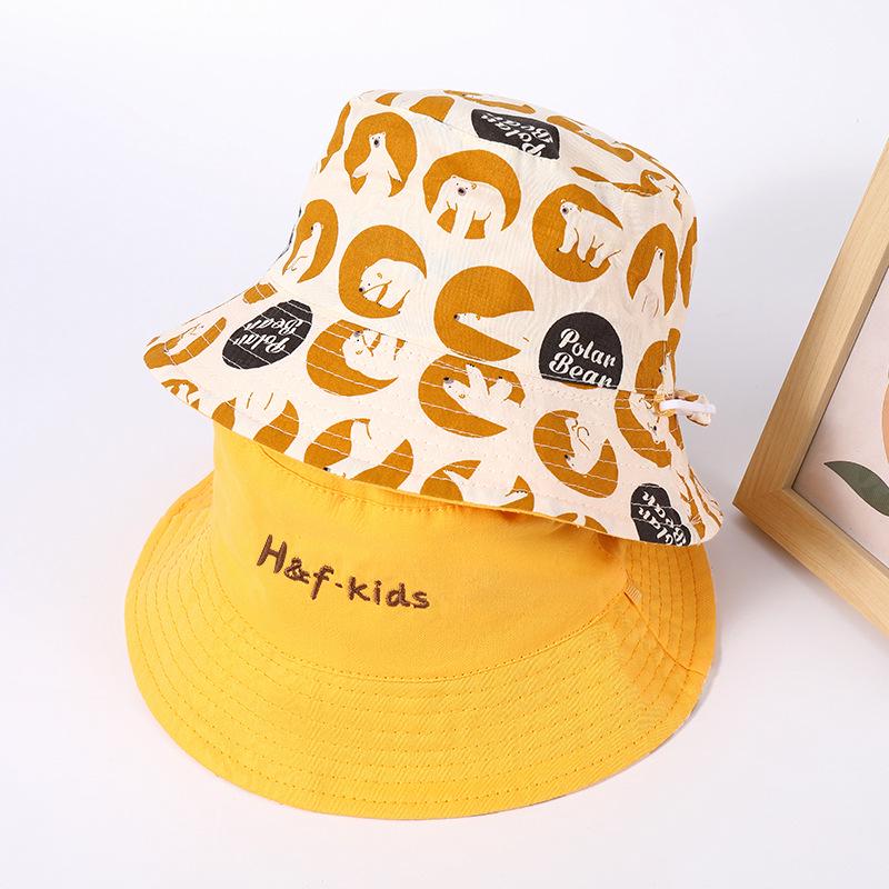 Cappello a Secchiello Reversibile Primavera & Autunno per Bambini - Cappello Leggero con Protezione Solare per Ragazze & Ragazzi, Design Antivento.