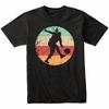 Retro Soccer Player Female Athlete Girls Sports T-Shirt (Retro Colors)