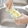 18/36pcs Kitchen Sponges, Multi-Functional, Super Absorbent, Rust & Oil Stain Remover, Double-Layer Grip Design for Tableware, C