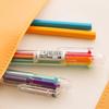 5Pcs Transparent Cartoon Ballpoint Pen Creative Cute Colorful Swivel Supplies School&Office Supplies