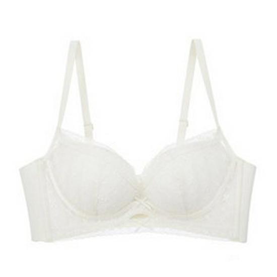 Retro Lace Underwire-Free Bra: Breathable, Comfortable, Summer Style for Small Chest, Thin Cup
