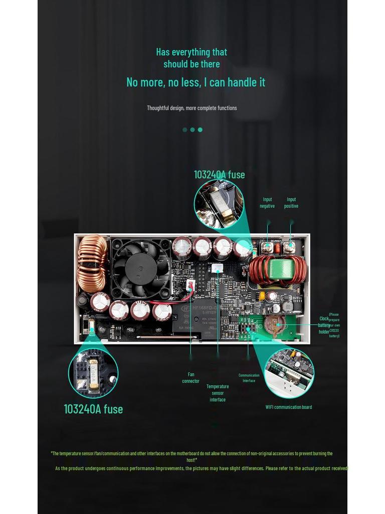 Ruiteng RD6030 Adjustable DC Power Supply, 5V/12V/36V/48V/60V Digital Display, 30A Battery Charger