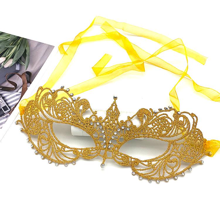 Rhinestone Lace Women's Half-Face Masquerade Eye Mask
