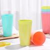 TOYMYTOY Unbreakable Plastic Cups, Multicolored, Dishwasher Safe, 500ml, Set of 8, Perfect for Kindergarten, School, and Camping