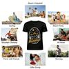 Wanderlust Mountain Starry Sky Graphic Casual Crewneck Tee Pure Cotton T-shirt