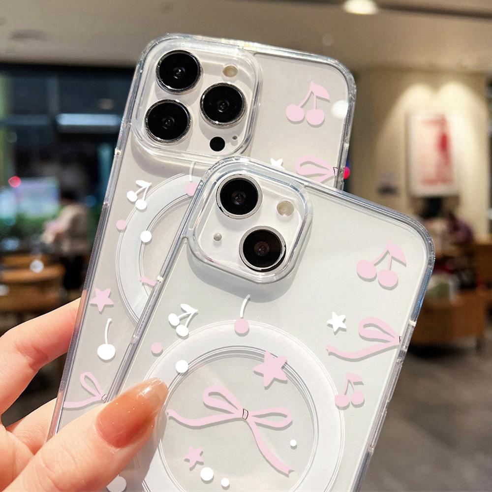 Magnetic Phone Case for iPhone 12 14 16 17 Pro 17 16 15 14 13 12 Pro Max  12 13 14 15  16 High Quality Shockproof Shell Full Protection Cute Style