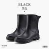 New Rain Shoes Women's Fashion Water Shoes Wear Non-slip Rain Boots Thickened Water Boots Overshoes Rubber Shoes Thick Sole