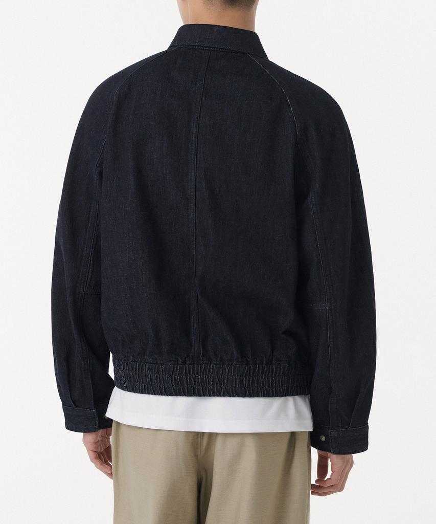 Musinsa Standard Oversized Denim Blouson Jacket [Deep Indigo]