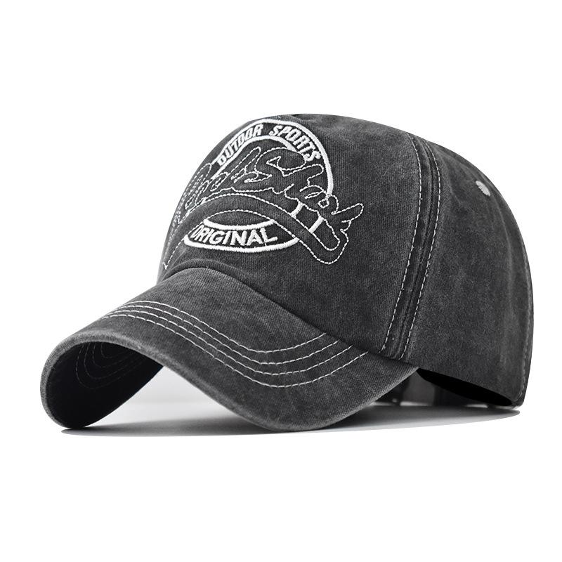 Three-dimensional Large Letter Embroidered Baseball Cap Cap Outdoor Sun Hat