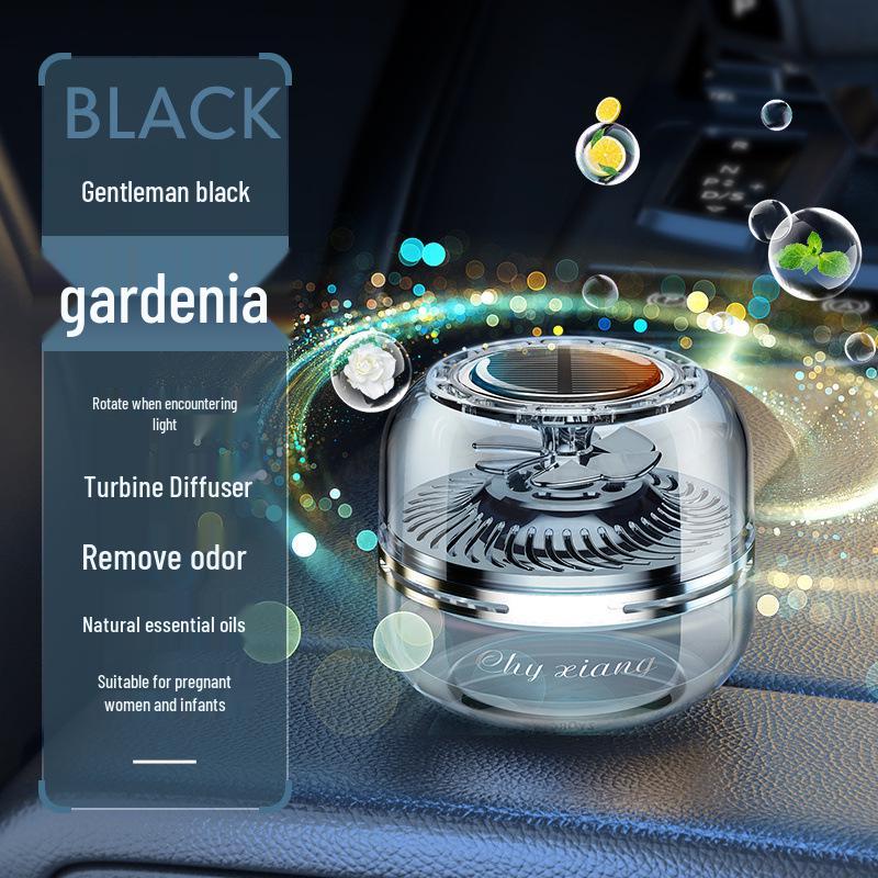 2025 Solar Car Aromatherapy Perfume - Elegant Men's Car Interior Ornament with Subtle Fragrance