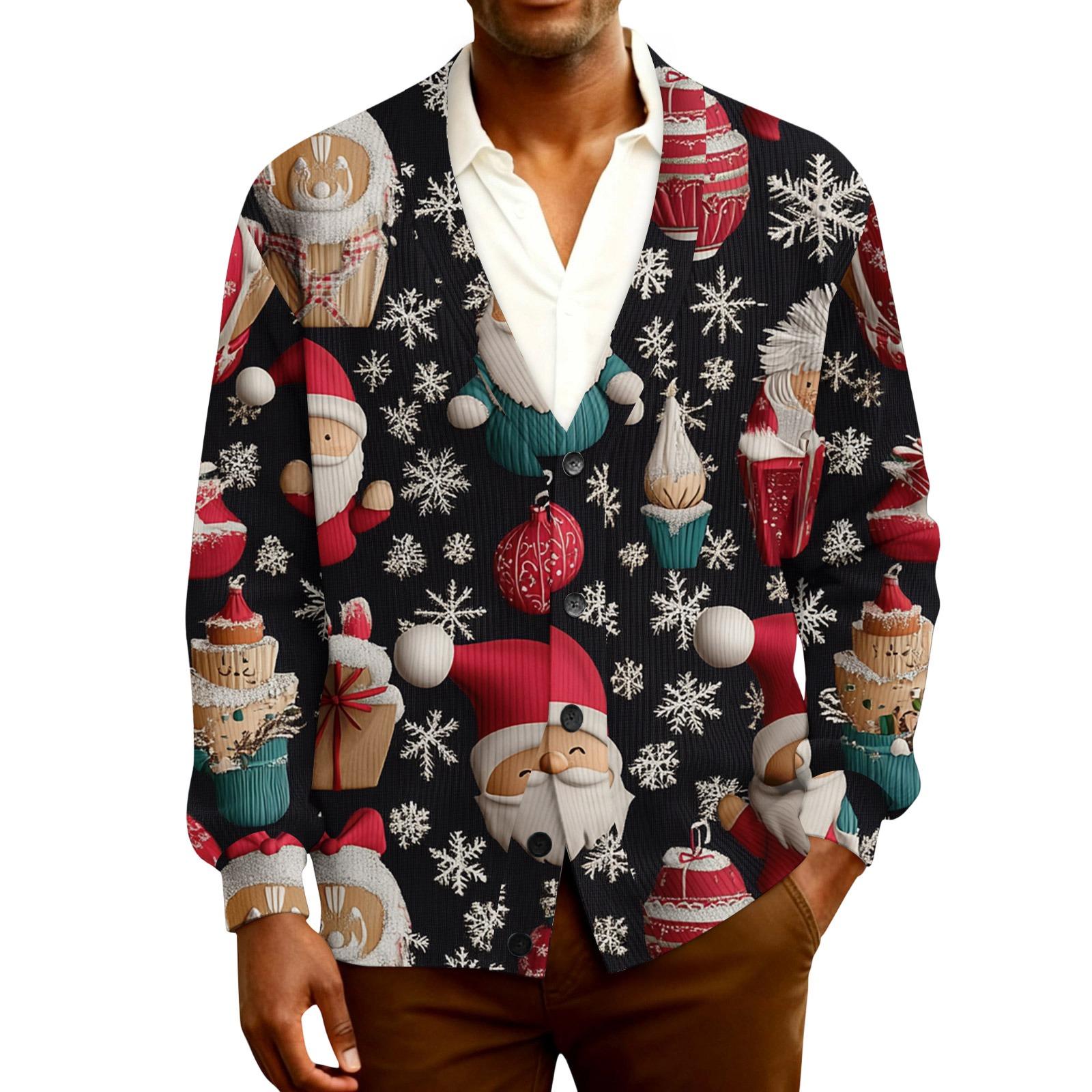 

Мужской кардиган с длинным рукавом, рубчатой вязки XXXXXL