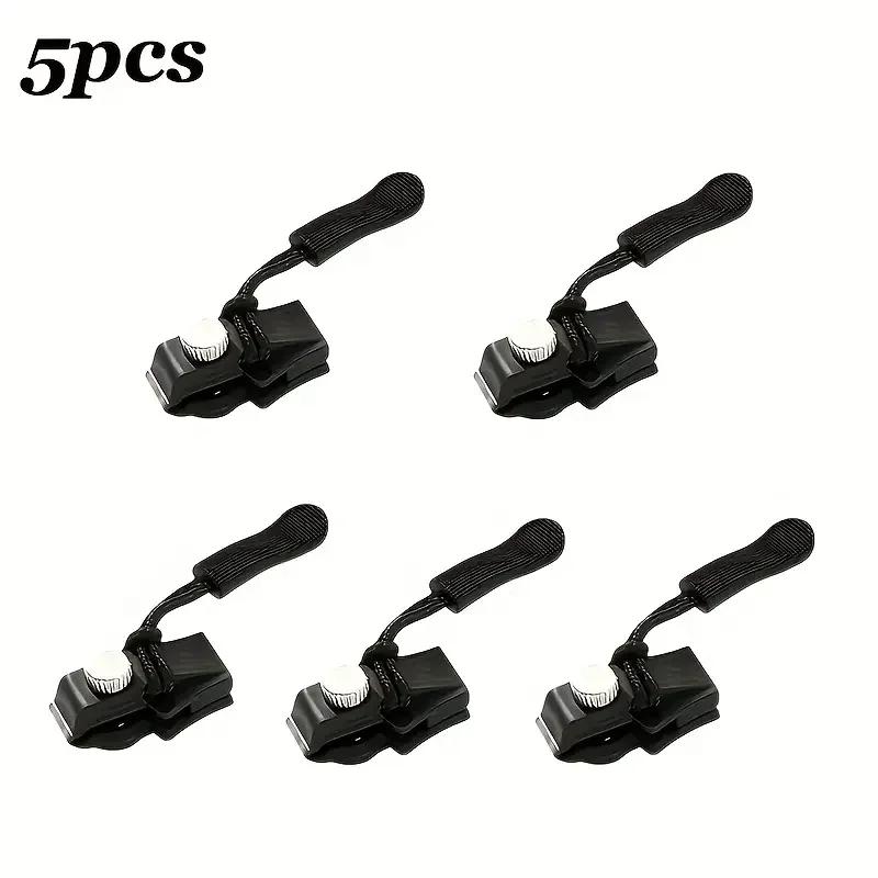 Набор для ремонта молний, 5 шт. - Съемные пуллеры для молний для сумок, пальто, одежды, обуви, не требуются инструменты, сменные головки молний