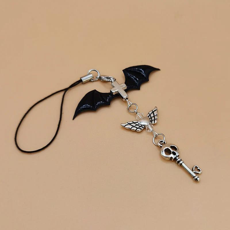 Funky Y2K Hand Beaded Phone Keychain Charm Strap Kawaii Cute Chain Lanyard Pendant Girl Gift for IPhone/Samsung/HUAWEI