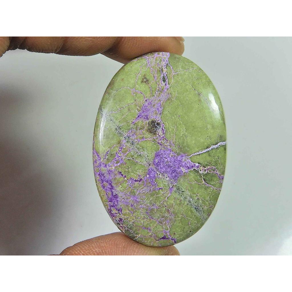 30X45MM Natural Stichtite?Oval Crystal Cabochon Loose Gemstone Reiki 46Cts. SK-2580