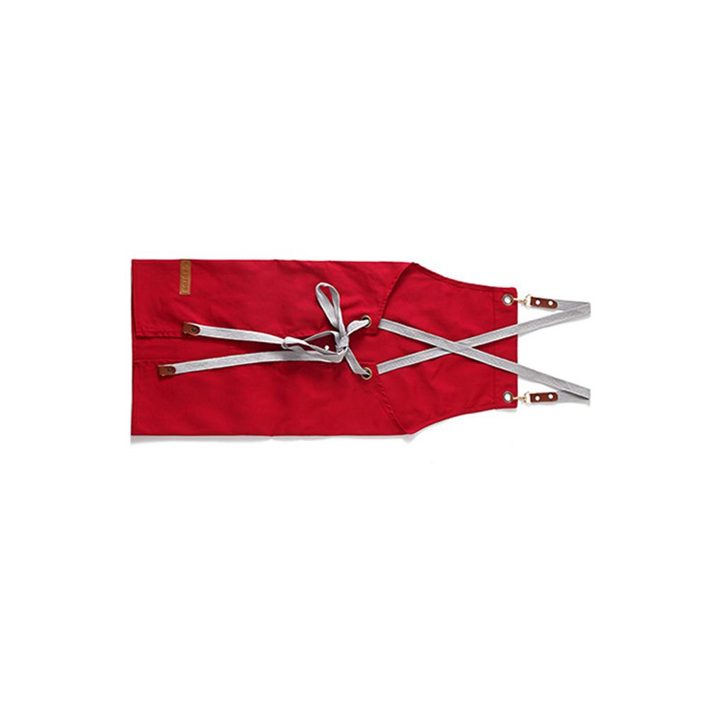 Grembiuli in tela per uomo, grembiule multicolore da uomo con tasche anteriori, regolabile, per la casa, protezione per grigliate e ristoranti