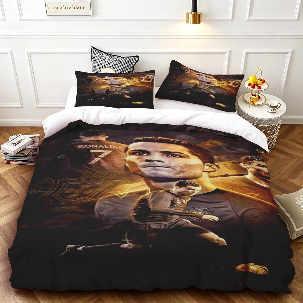 Duvet Cover Cr7 Durable, High-Definition Printing, Single/Double Size, Large/Extra-Large Size, Suitable For Boys And Girls