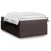 Exclusive House - Slatted Bed Base with Mattress Dark Brown 120x200 Cm