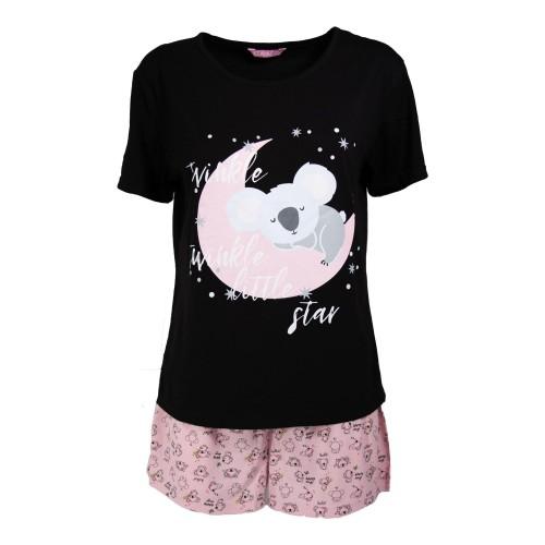 Keanu Womens/Ladies Twinkle Little Star Short-Sleeved Short Pyjama Set