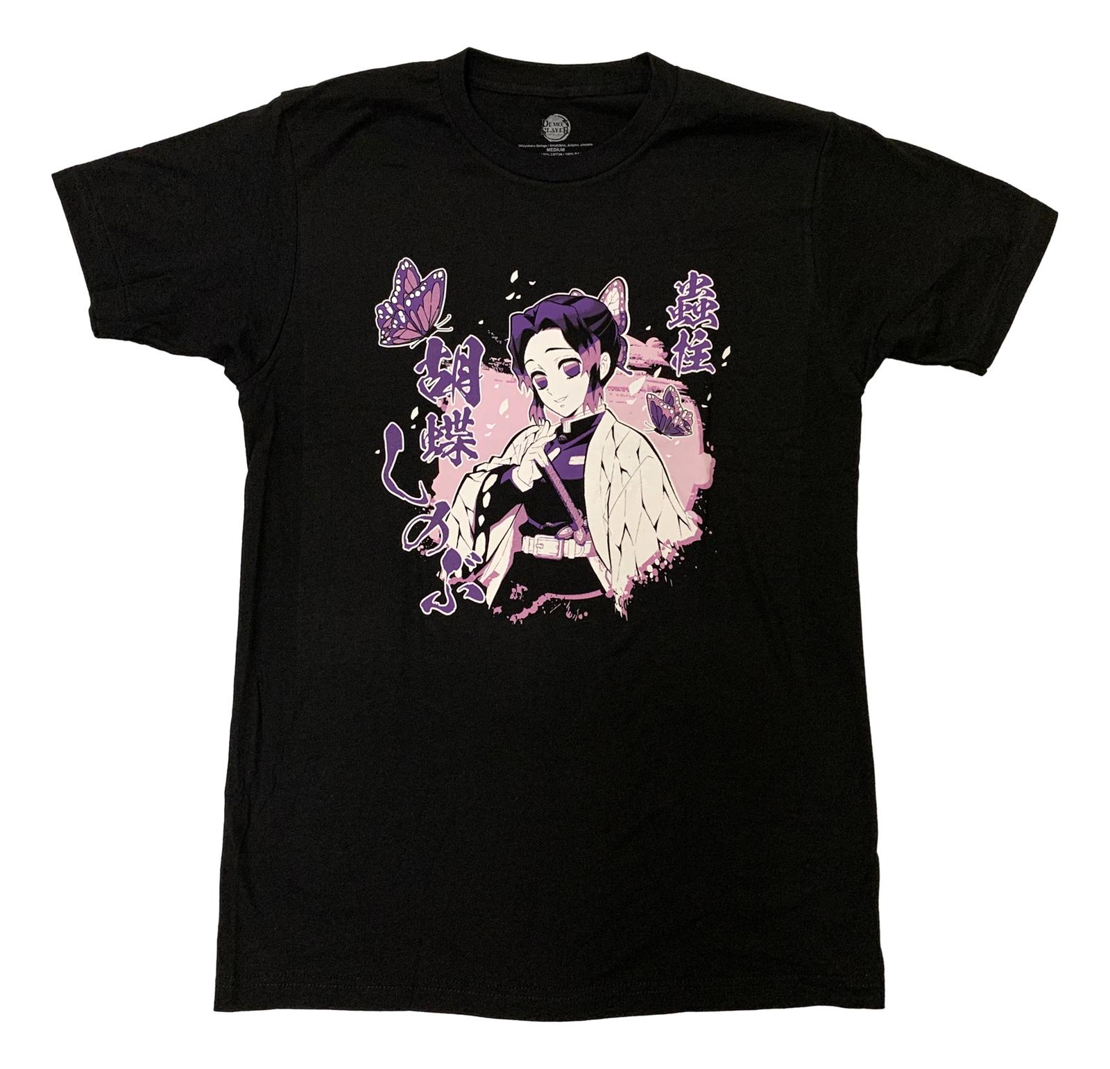Demon Slayer Shinobu Kocho Name Anime Offically Licensed Adult T-shirt XXL