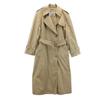 80s Made In USA Vintage Trench Coat 8 Beige Women Used