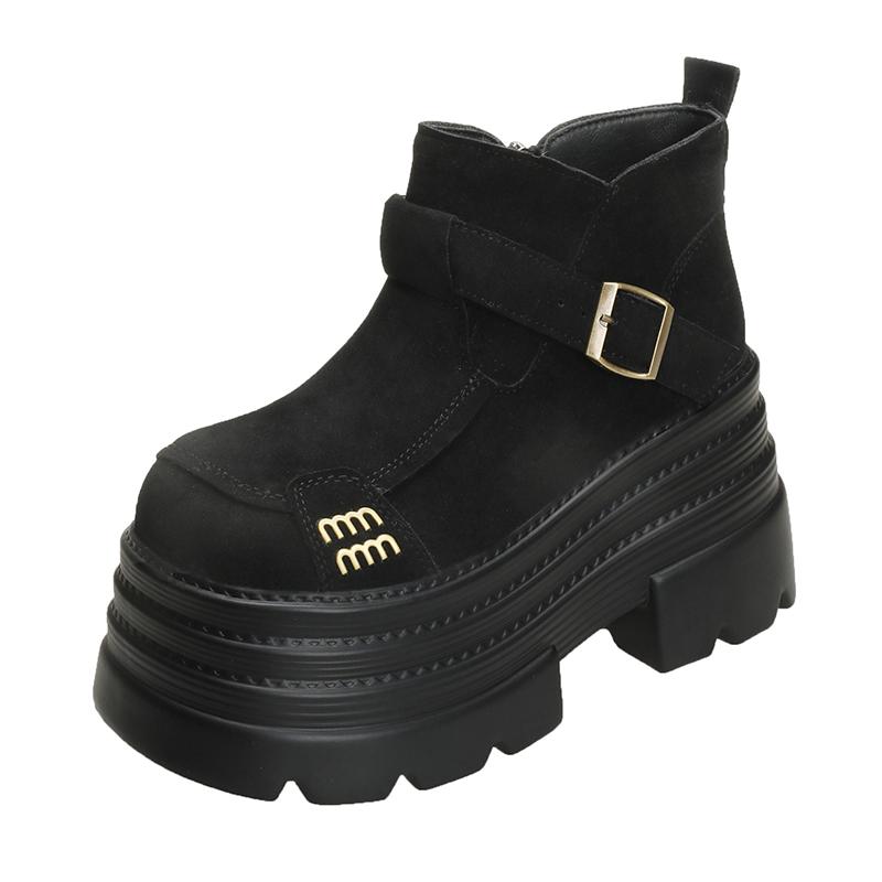 Fashion Women's Ankle Boots High Heels Platform Shoes Woman Winter Boots Designer Dress Women Snow Botas 2025 Trend New Zapatos Female